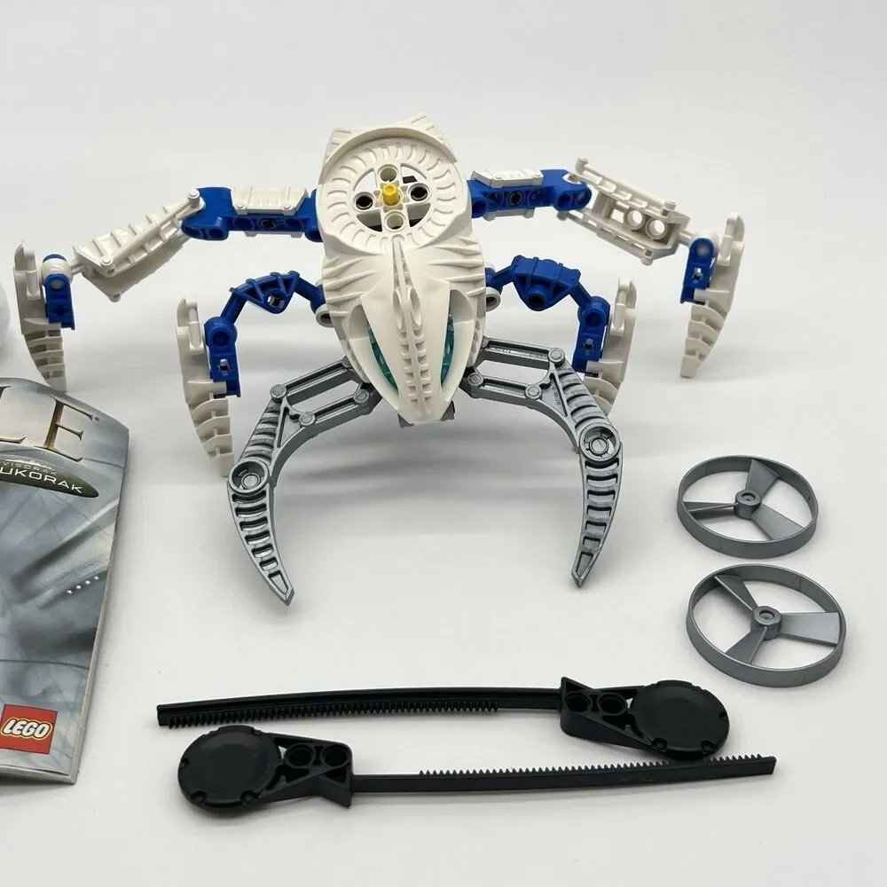 LEGO Bionicle 8747 - “ VISORAK SUUKORAK “ - Complete Build w/ 2 Rhotuka Discs